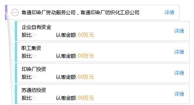 南通印染厂劳动服务公司,南通印染厂纺织化工总公司