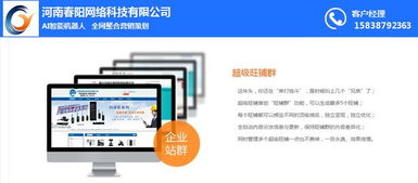 春阳网络专业网络推广 图 做网站要多少钱 信阳做网站